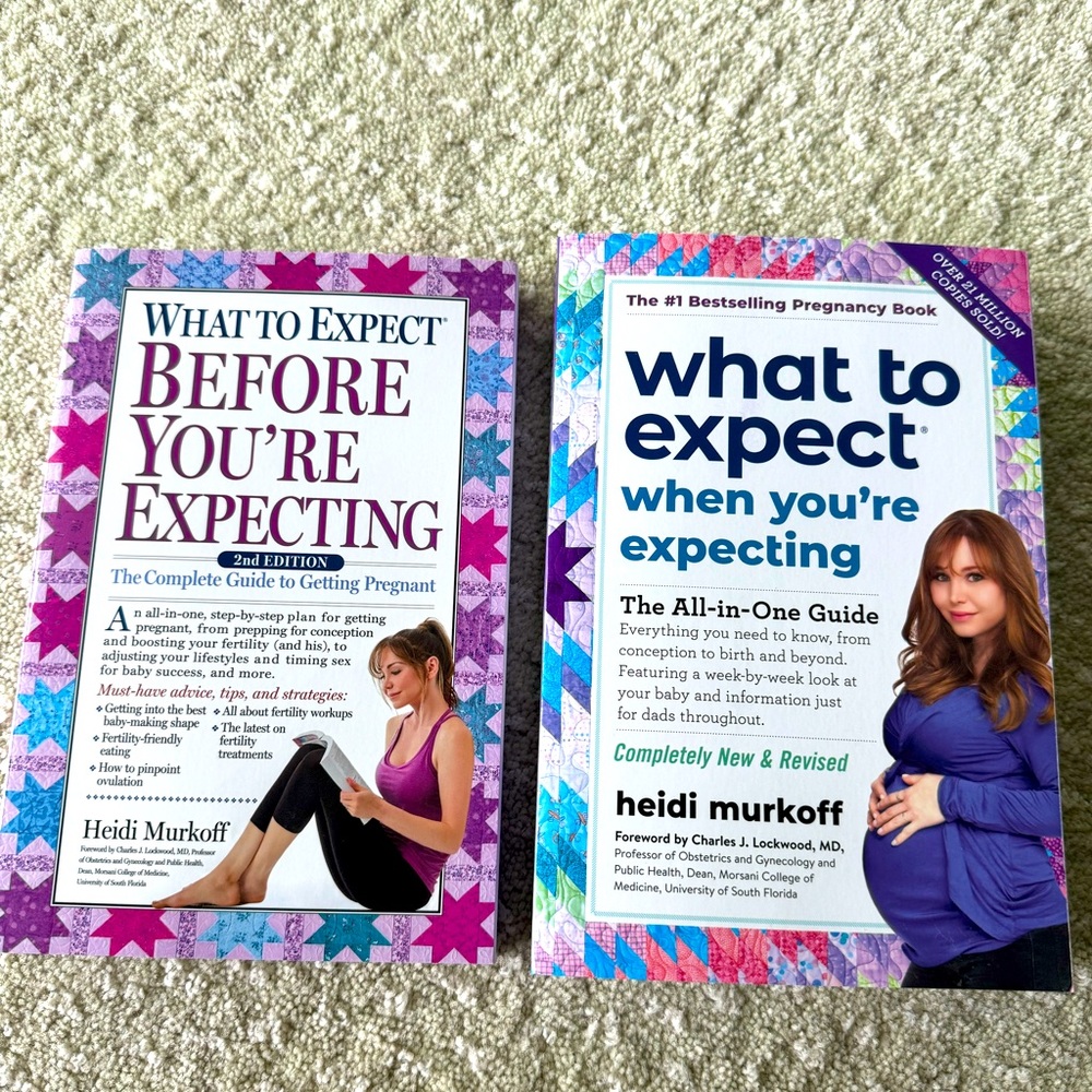 BRAND NEW set of TWO What to Expect When You’re Expecting